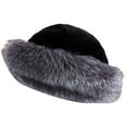 thumbnail image 2 of Plush Brim Warm Fisherman Cap Solid Soft Thickened Faux Mink Fur Basin Hat for Daily Life, 2 of 8