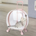 thumbnail image 1 of Maleta con ruedas para mascotas, caja de burbujas perros, cápsu ligera con rueda silenciosa, bolsa de transporte , brilnte Colco Caja de la carretilla, 1 of 8