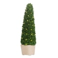 thumbnail image 2 of A &amp; B Home Pre-Lit Artificial Boxwood Topiary Tree, 2 of 2