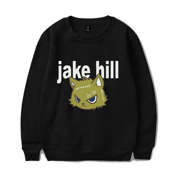 iAmJakeHill Merch Cat crew neck sweatshirt Merch Women Men Long sleeve Fashion Casual Hooded Sweatshirts