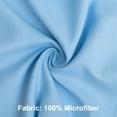 thumbnail image 2 of Ntbay Premium 1800 Series Microfiber Twin Flat Sheet with 4 inches Hem, Ultra Soft and Breathable Top Sheet, 66x96 inches, Sky Blue, 2 of 5