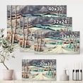 thumbnail image 4 of Designart ' Snowy Road In Countryside Winter Landscape ' Traditional Canvas Wall Art Print, 4 of 4