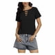thumbnail image 2 of Puntoco Mujeres Cuello Redondo Color Sólido Manga Corta Casual Todo-Fósforo Pullover tops Puntoco Puntoco-4275, 2 of 8