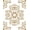 Gold, Pattern 7, variant on ODIKA 4'x6' Machine Washable Non-Slip Area Rug, Timeless Botanical Symphony Artisan Crafted High Traffic Rug, Pink, 541684