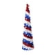 thumbnail image 1 of 5FT Artificial Tinsel Tree 4 de julio Día de la Independencia Tinsel Leyfeng Oropel de lentejuelas, 1 of 7