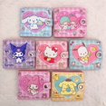 thumbnail image 2 of Monedero Kuromi Melody creativo de cuero Pu con botón Sanrio cartera plegable tarjetero cartera multifuncional, 2 of 4