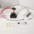 thumbnail image 2 of Digital Radiator Fans Controller Swith 12V 0444 Adjustable Temperature Range Digital Electric Thermatic Fan Switch Kit,1 * Digital Thermatic Fan Switch Kit, 2 of 5