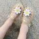 thumbnail image 2 of Sandalias romanas de crisantemo con cristales de gelatina para bebés de primavera y otoño para hombres y mujeres de mediana edad y niños pequeños, 2 of 5