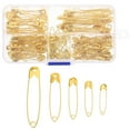 thumbnail image 1 of RENACLIPY 150Ud Pin De Seguridad Dorado Multiusos Para Artesanías Y Ropa Con Durabilidad, 1 of 8