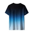 thumbnail image 5 of Chiccall Mens Gradient T Shirts Casual Soft Summer Short Sleeve Tees Stretch Crew Neck Pullover, 5 of 6