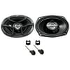 JVC 6x9" Rear Factory Speaker Replacement Kit For 2001 Chrysler Sebring