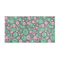 thumbnail image 2 of Haosy Abstract Pink Green Circles Bathroom Rugs Non Slip Absorbent Soft Plush Quick Dry Bath Mat, 39"x20", 2 of 8