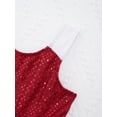 thumbnail image 4 of HULIJA Xmas Santa Claus Performance Dress Girl Teenager Dance Competition Leotard Dresses Red 16, 4 of 7