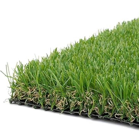 Realistic Artificial Grass Rug - Indoor Outdoor Garden Lawn Patio Balcony Synthetic Turf Mat - Thick Fake Grass Rug 3.3 FT x5FT(16.5Square FT)