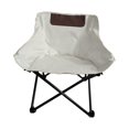 thumbnail image 2 of Chaise Pliante de Camping Portable avec Siège Extérieur Pelouse Randonnée Patio Blanc, 2 of 8