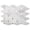 Velvette-Sample, variant on SAMPLE-Alva Bierno White 3-in. x 12-in. Subway Glossy Ceramic Wall Tile