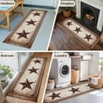 thumbnail image 5 of Runner Rug 2'x6', Texas Star Vintage Washable Non-Slip Hallway Runner Rugs, Bless Our Home Western Stars Country Bedside Rugs Floor Mats Carpet Runners for Kitchen Bathroom Laundry Room, 5 of 8