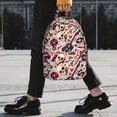 thumbnail image 2 of Lukts Guitar Skull rock Pattern 15 Inch Student Backpack, Waterproof Laptop Backpack with Adjustable Shoulder Straps, Lightweight Travel, Campus Backpack, Unisex, 2 of 6