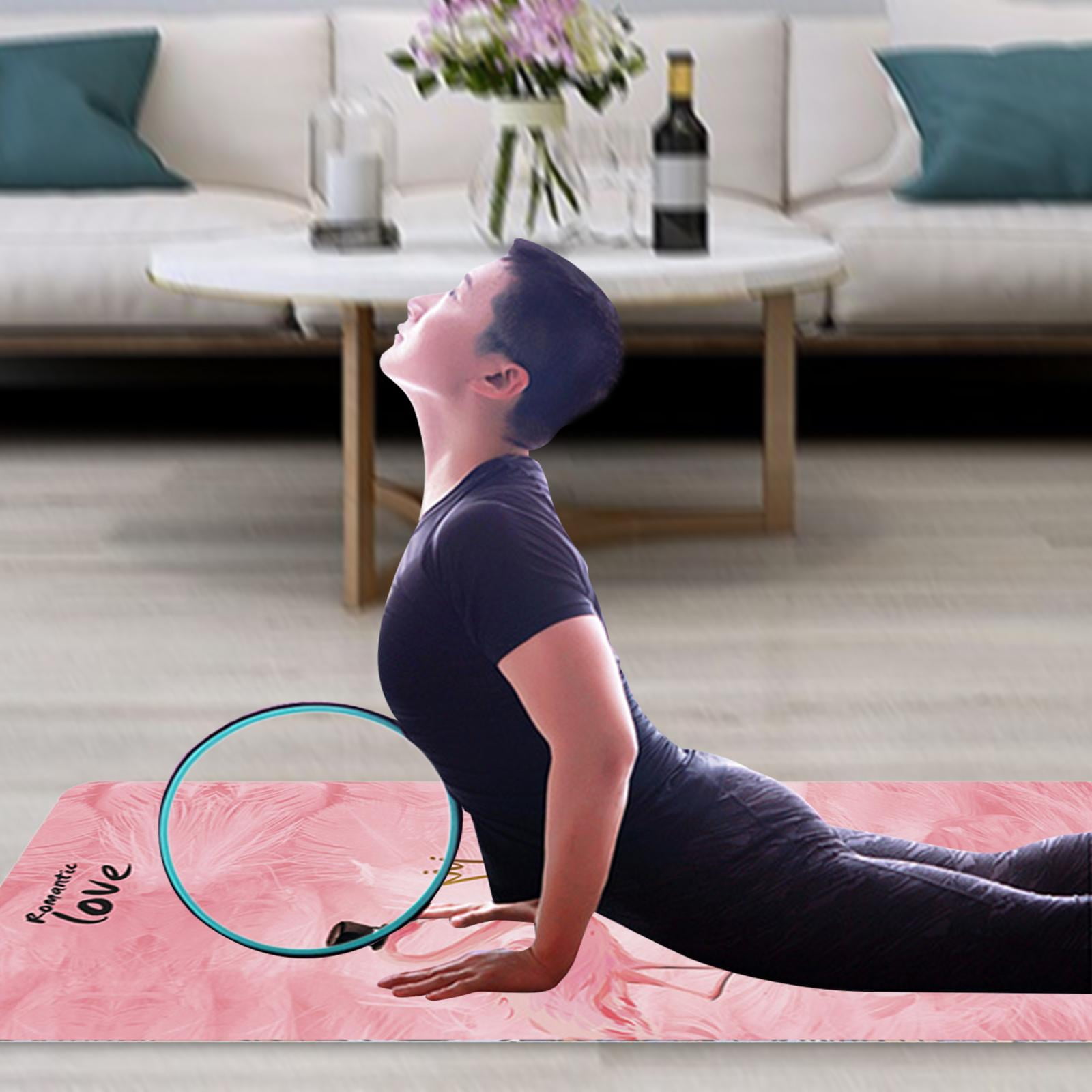 Yoga Mat 12MM Thick Exercise Mat 183cm x 68cm Multi Purpose Non Slip Yoga Mat Ideal for Pilates Stretching Exercise Mat Home Gym Accessories