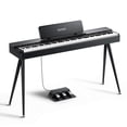 thumbnail image 1 of Piano digital Donner OURA S100 de 88 teclas para principiantes, color negro, 1 of 8