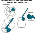 thumbnail image 5 of Kitchen Scraper Rotating Spatula Thermomix Food Utensil Rotary Tools, 5 of 5