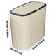 thumbnail image 4 of Bote Basura Estrecho PP 12L Sin Olor Impermeable para Oficina en Casa, 4 of 9