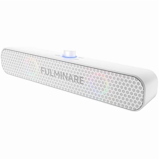 wonima11 Bluetooth Speaker with 26W HD Sound, Portable Speaker Up to 30H Playtime, AUX&TF-Card&USB Input, LED Lights, Speakers Bluetooth 5.3 Wireless for Home/Party/Outdoor, Birthday Gift (White)