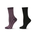 thumbnail image 6 of MeMoi Women's 2 Pack Wool Waves Crew Socks - Mens - Male, 6 of 8