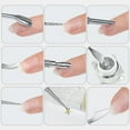 thumbnail image 2 of Stainless Steel Cuticle Remover Cuticle Pusher Manicure Pedicure Tool Nails Dotting Pen Nails Cleaner Nails Dotting Pen, 2 of 8
