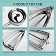 thumbnail image 6 of Cookie Scoop, Ice Cream Scoop,18/8 Stainless Steel, Cookie Scoops for Baking, 2Tbsp/ 30ml/ 1oz Cookie Dough Scoop, Ice Cream Scooper with Trigger Release, Cookie Scooper for Baking(#40)…, 6 of 9