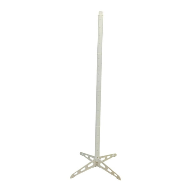 Kit de soporte para globos, versátil, para bodas, con capacidad para 16 globos, expositor blanco. Base cruzada