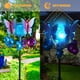 thumbnail image 5 of Luz De Enchufe De Tierra De Molino De Viento Molino de viento solar Enchufe de tierra Luz 3D Hierro Colorido Viento Spinners Lámpara de césped (B) Tmvgtek Para estrenar, 5 of 9