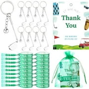 40 Pcs Golf Party Favors Adjustable Ribbon Bracelets Gift Bags for Golf Birthday Inspirational Team Thank You Gifts for Sports Lover Player Party Classroom Rewards Supplies