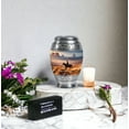 thumbnail image 6 of MUKTIVE Cowboys Decorative Cremation Urns for Human Ashes Keepsake - Desert Small Funeral Urn for Adult Human Ashes Men - Handcrafted Cremains Containers - Handcrafted Memorial Gift for Loss (3 Inch), 6 of 7