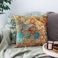 thumbnail image 2 of Boho Pillow Covers 20x20 Inch, Persian Red Blue Vintage Throw Pillow Cover Antique Ethnic Decorative Red Blue Pillow Cases Home Decor Square Linen Pillowcase, 2 of 6
