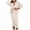 C-Khaki305, variant on DHFJKG Women 2 Piece Sets Spring Summer Outfits Sleeveless Scoop Neck Slim Fit Midi Dress And Long Sleeve Cardigan Matching Set Versatile Outfit