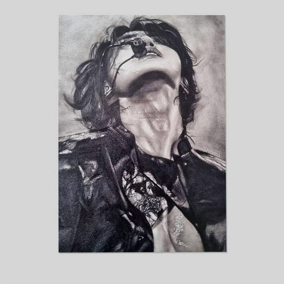 Park seonghwa ateez concert - kpop art Retro Style - Size 24''x36'' - Postora