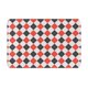 thumbnail image 1 of Balery Red and black argyle Felpudo de franela, resistente a las manchas y a la decoloración, para uso interior y exterior, fácil de limpiar, 40 x 60 cm, 1 of 7