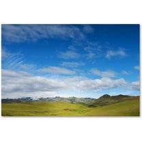 Trademark Fine Art 'Clouds Over Glacier' Canvas Art by Philippe Sainte-Laudy