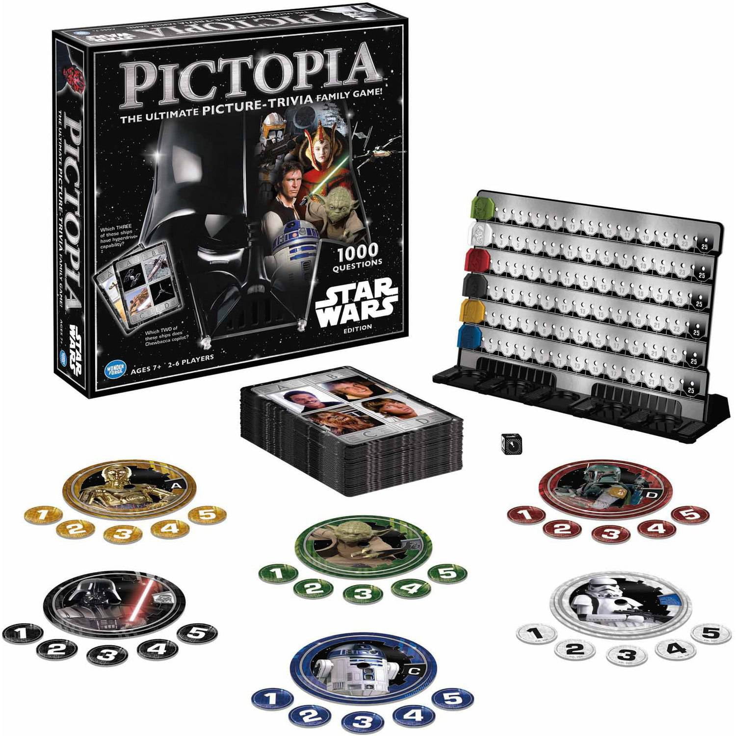 2016 Wonder Forge Star Wars Edition Pictopia Trivia Game for sale online 