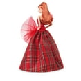 thumbnail image 6 of Barbie 2024 Holiday Barbie Dolls, Seasonal Collector Gift, Barbie Signature, Plaid Gown with Red Bow [Walmart Exclusive], 6 of 7