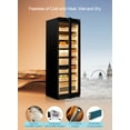 thumbnail image 2 of Cigar Climate Control Cabinet, Raching MON3800 Cigar Humidor Cabinet with Ammonia Removal, 370L Wood Frame Cabinet for Cigar Storing&Aging - Black, 2 of 8