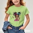 thumbnail image 5 of Jinhomg Back To School Shirts for Girls Cute Cartoon Character Graphic Tees Casual Short Sleeve Summer T Shirts Loose Crewneck Tops 2025 Fashion Gifts Green 7 Years, 5 of 8