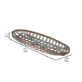 thumbnail image 5 of Benjara 37" Decorative Snowshoe Wall Art- Iron Mesh Pattern- Silver Finish, 5 of 6