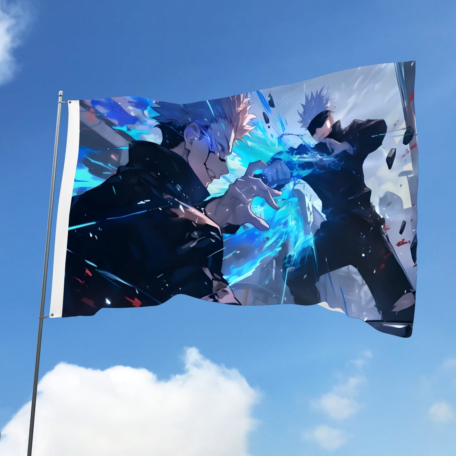 Flags for Satoru Gojo Decorations for Home, Outside, Indoor Outdoor Flag, House Flag Party Funny Gift Banner 3×5 FT