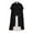 Black, variant on Hvyesh Unisex Medieval Cape Renaissance Knight Priest Costume Cape Halloween Costume Outfit
