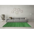 thumbnail image 3 of Ahgly Company Indoor Rectangle Abstract Emerald Green Modern Area Rugs, 2' x 4', 3 of 4
