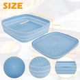 thumbnail image 4 of MesaSe 2 Pcs Pot en Silicone pour Friteuse à Air Chaud Doublure de Friteuse à Air Réutilisable Panier de Friteuse à Air Rectangulaire Poêle de Friteuse à Air Antiadhésive Plateau de Cuisson en Silicone pour Friteuse à Air Résistant à la Chaleur Accessoires pour Friteuse à Air pour 8 Qt A, 4 of 10