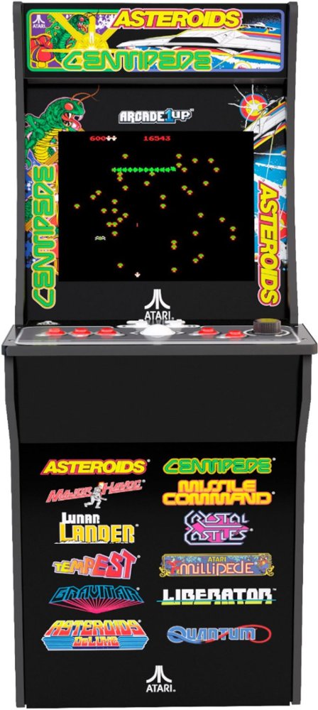 Deluxe 12-in-1 Arcade Machine with Riser, Arcade1UP, Atari Graphics - image 2 of 5