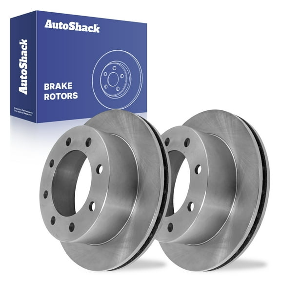 AutoShack Rear Vented Brake Rotors 2-PC Set Replacement for 2000-2005 Ford Excursion 1999-2004 Ford F-250 Super Duty 12.83" (325.8 mm)